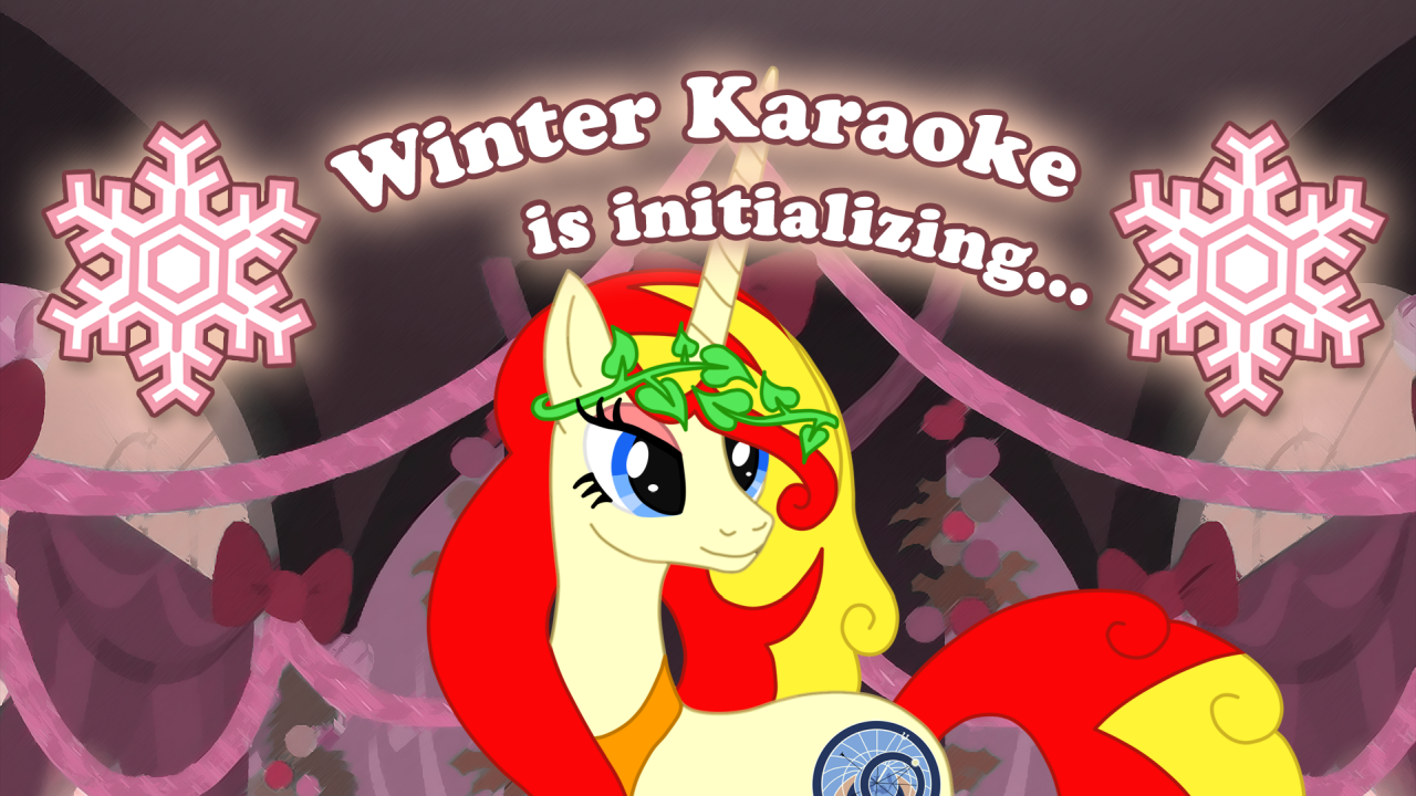 Winter Karaoke party 2020 - Miss Libussa v2; art by: Wander Fox