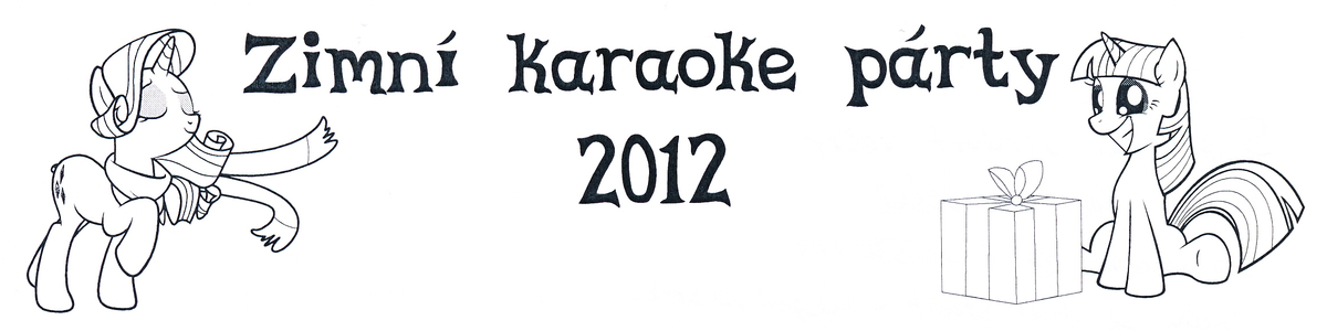 Zimní Karaoke party 2012 - banner