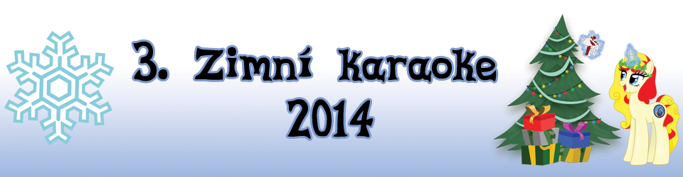 Winter Karaoke party 2014 - banner
