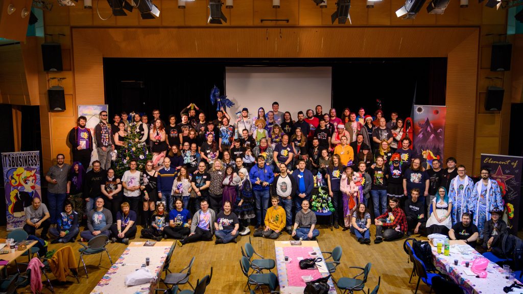 Winter Karaoke party 2023 - group photo; author: NitramBro